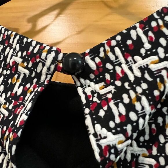 Perceptions New York size L black and red tweed look dress - Picture 6 of 9